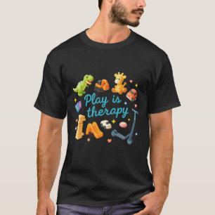 T-shirt Jouer est Thérapie Spécialiste de la Vie infantile