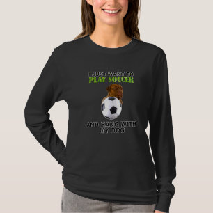 T-shirt Jouer Football Hang W Chien Dogues De Bordeaux