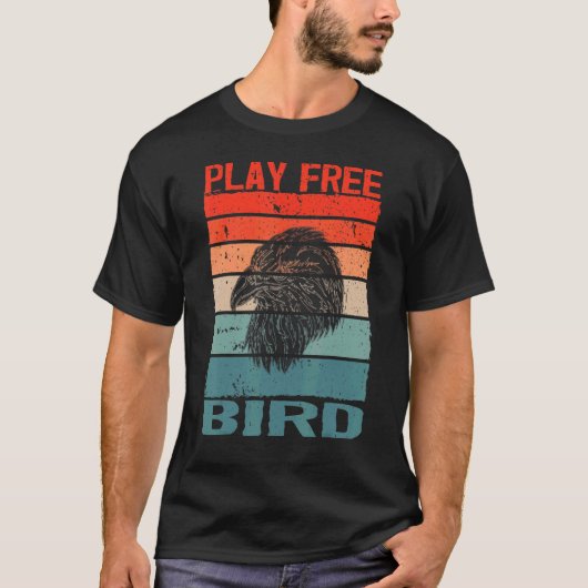 T-shirt Jouer gratuitement Bird Patriotic Bald Eagle 4 Jui (Devant)
