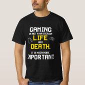 T-shirt Jouer Jeux Vidéo amusant PC Console Geek (Devant)