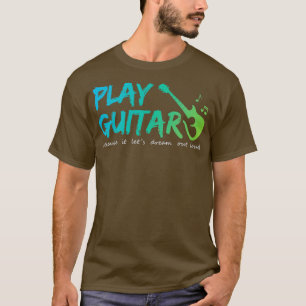T-shirt Jouer la guitare