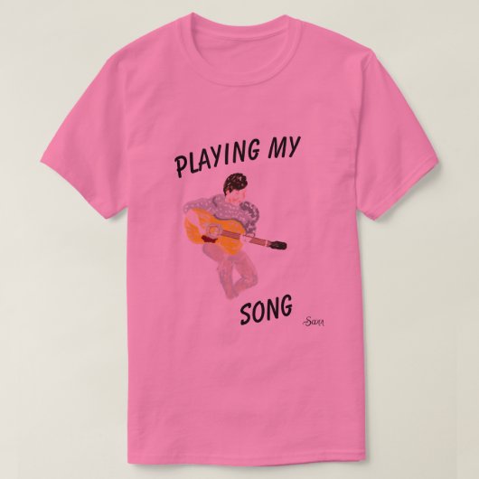 T-Shirt : Jouer Ma Chanson (Design devant)
