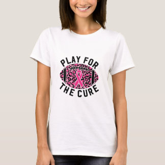 T-shirt Jouer Pour Un Football Cure Sensibilisation Au Can