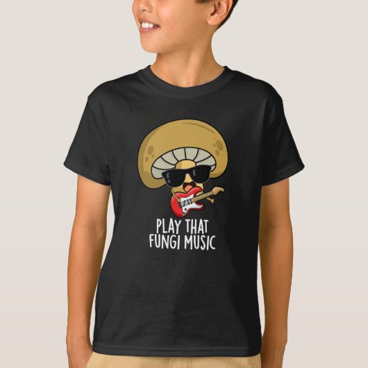 T-shirt Jouer que les champignons musique drôle champignon (Devant)