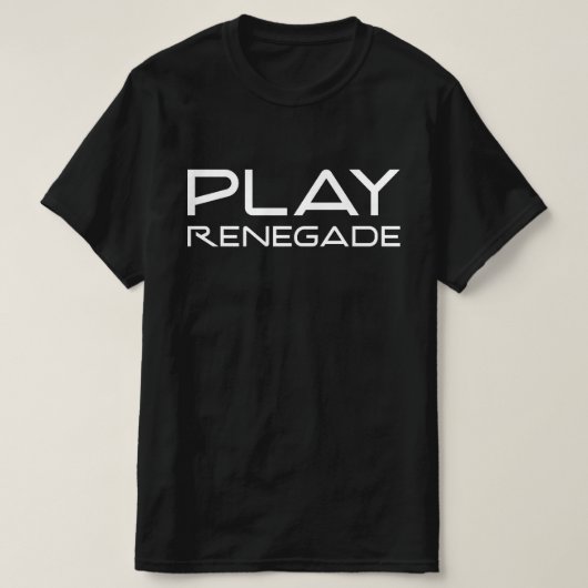 T-shirt Jouer Renegade (Design devant)