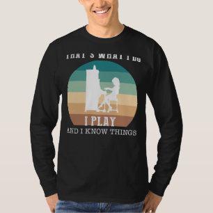 T-shirt Jouer, rire, Harmoniser : C'est ce que je fais, I 