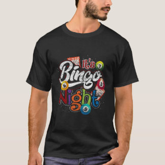 T-shirt Jouer son Bingo Loterie de nuit Bingo