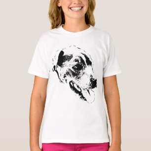 T-shirt Jouer Spirit Pitbull Mix Portrait Tee