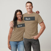 T-shirt Jouer sur Dads Back Mat Road Race Track ON Back (Unisexe)