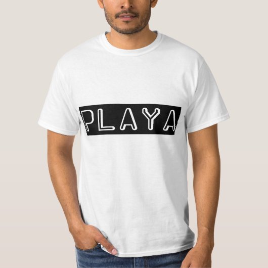 T-shirt Jouer sur Playa  (Devant)