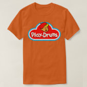 T-shirt Jouer tambours PlayDoh style design long manche (Design devant)