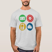 T-shirt Jouer thème Décades de musique (Devant)