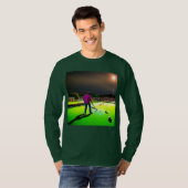 T-shirt Jouer Twilight Lawn Bowls, Long Sleeve Tee (Devant entier)