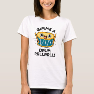 T-shirt Jouer Un Tambour RRLLRRLL Funny Drummer Pun