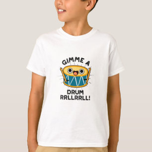 T-shirt Jouer Un Tambour RRLLRRLL Funny Drummer Pun