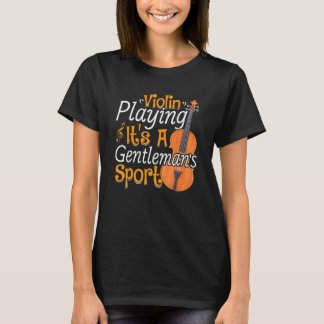 T-shirt Jouer Violon Joueur Musique Violoniste Gra