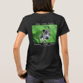 T-shirt Joues avec chiens refuges sombre (Dos)