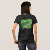 T-shirt Joues avec chiens refuges sombre (Dos entier)