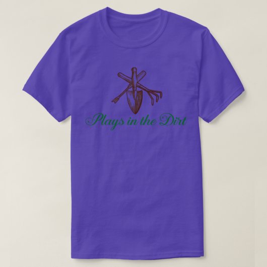 T-shirt Joues dans le menu (Design devant)