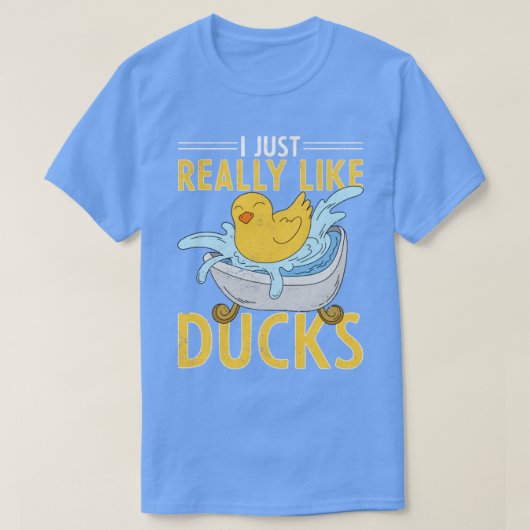T-shirt Jouet de bain canard Jouet de bain canard canard c (Design devant)