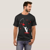 T-shirt Jouet De Chat Saint-Valentin Pour Elle Ou Pour Lui (Devant entier)