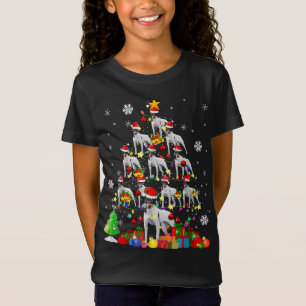 T-Shirt Jouet de Noël Fox Terrier Chien de Noël Père Noël