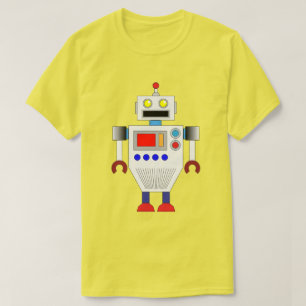 T-SHIRT JOUET DE ROBOT COLORÉ : ILLUSTRATION GRAPHIQUE MOD