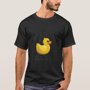 T-shirt Jouet en caoutchouc jaune oiseau drôle offensif W