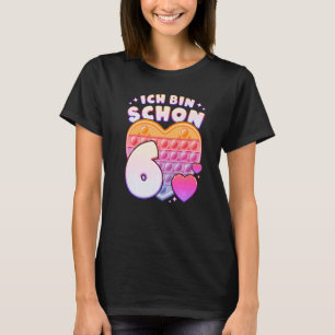 T-shirt Jouet Fidget pop it coeur pour les filles 6e anniv