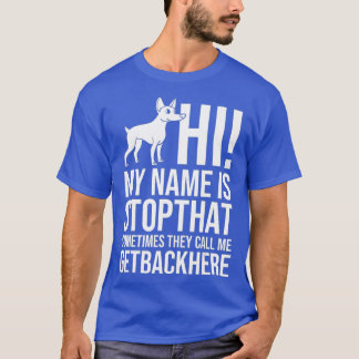 T-shirt Jouet Fox Terrier Chien Chien Chien Chien Chien Ch