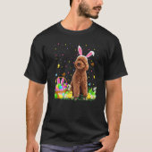 T-shirt Jouet Poodle Chien Pâques OEuf chasse Jouet Poodle (Devant)