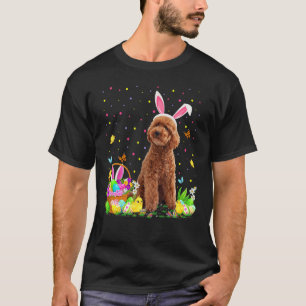 T-shirt Jouet Poodle Chien Pâques OEuf chasse Jouet Poodle