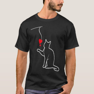 T-shirt Jouet pour chat Saint-Valentin pour elle ou pour l