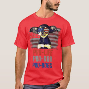 T-shirt Jouet pour chiens Anti-avortement Pro God Pro