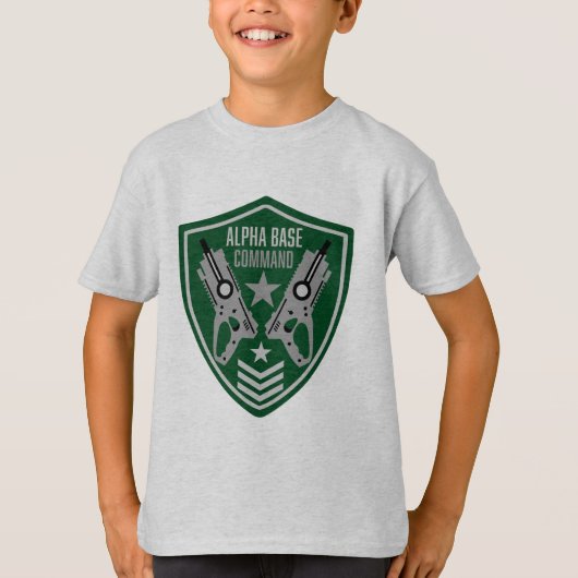 T-shirt Jouet pour enfants Bataille d'armes à feu (Devant)