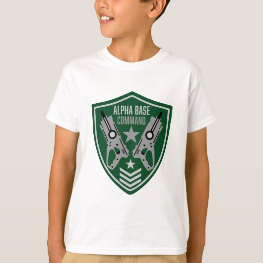 T-shirt Jouet pour enfants Bataille d'armes à feu (Devant)