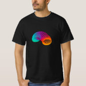 T-shirt Jouet ressort en spirale arc-en-ciel (Devant)