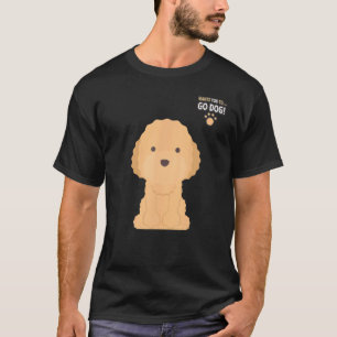 T-shirt Jouet Série Chien Caniche Jouet Brun