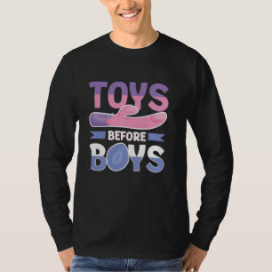 T-shirt Jouets avant les garçons Drôle Humour féminin Emba