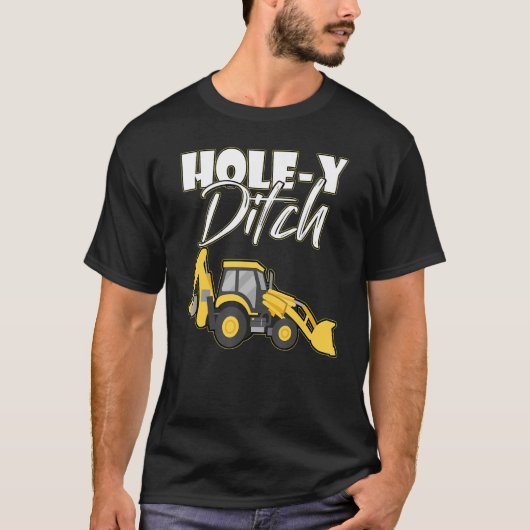 T-shirt Jouets d'excavateur et accessoires Holey Ditch (Devant)