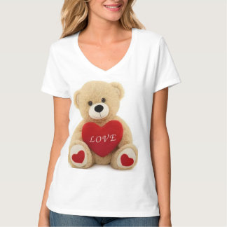 T-shirt Jouets en peluche Vaishno avec coeur rouge - Lova