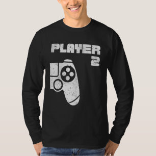 T-shirt Joueur 1 Joueur 2 Joueur jumeaux Frères amis