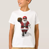 T-shirt Joueur américain du Père Noël (Devant)