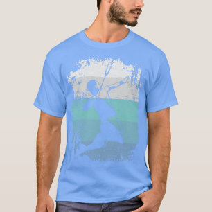 T-shirt Joueur Badminton Badminton Retro 1