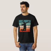 T-shirt Joueur Badminton Jump Smash (Devant entier)