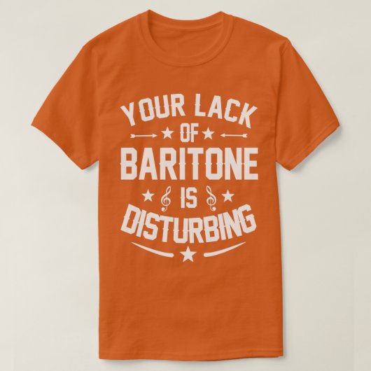 T-shirt Joueur Baritone Désurbaniser Devis Cadeau (Design devant)