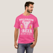 T-shirt Joueur Billard Billard Billard Billard (Devant entier)