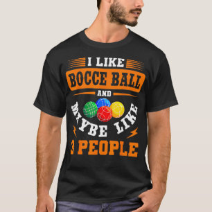 T-shirt Joueur Bocci Jeu Boccie Fan Sport Équipe Bocci