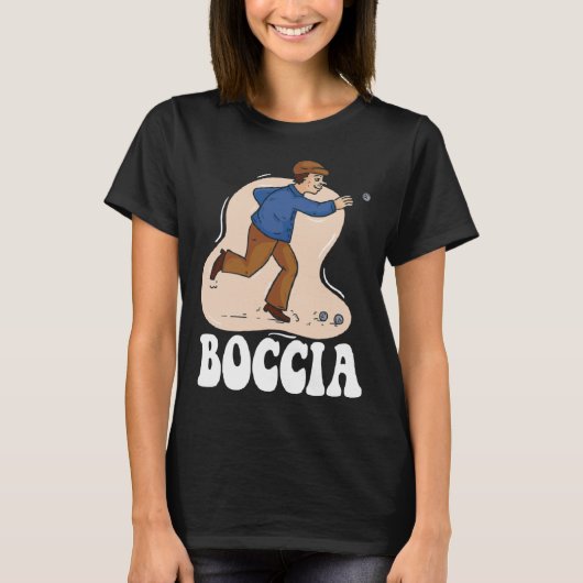 T-shirt Joueur Boccia Vêtements Avec Boccia Balls Boccia (Devant)