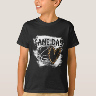 T-shirt Joueur Bysketbyll Jour Leopard Cheetah Bysketb